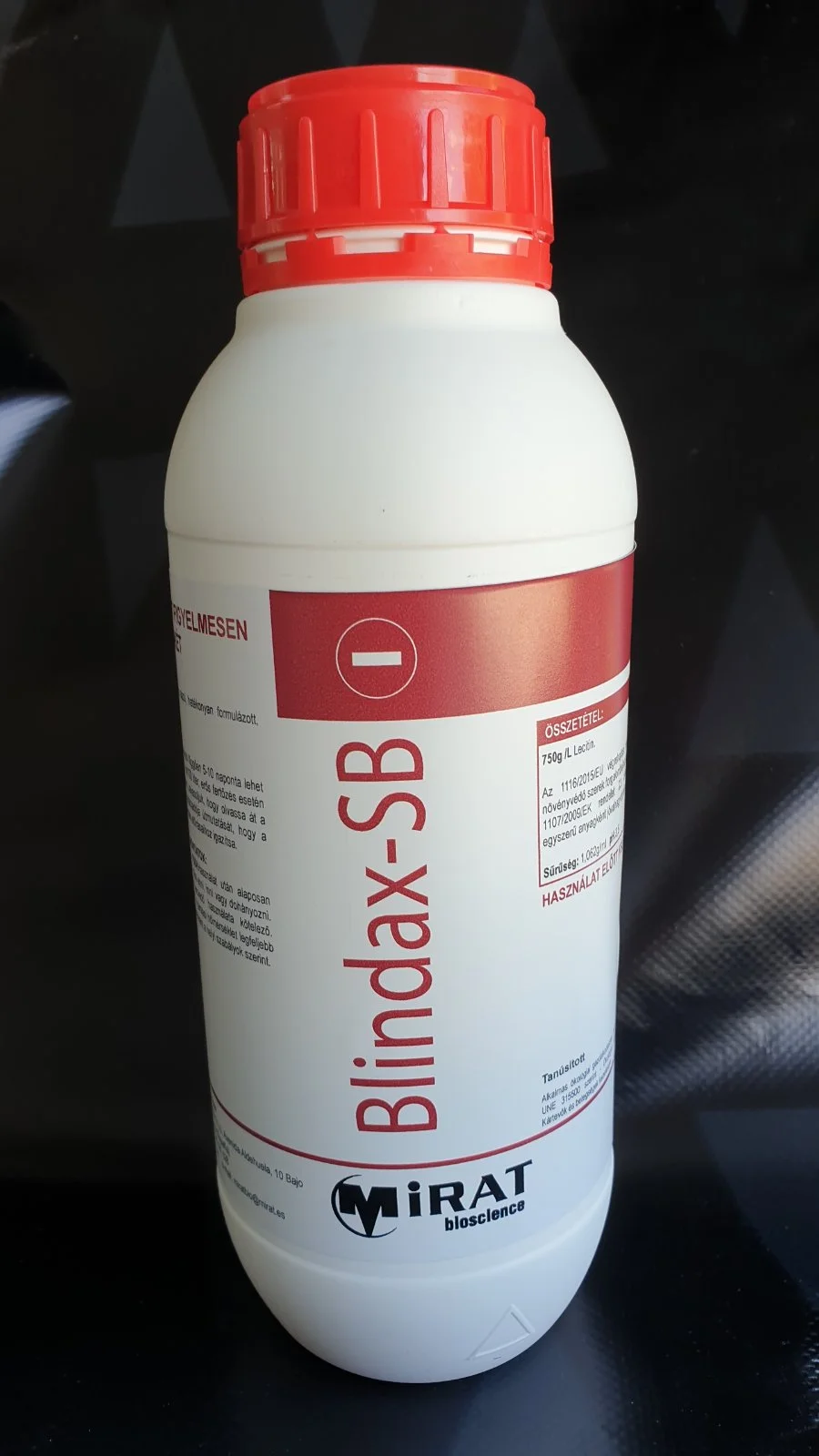 PURESHIELD (nombre anterior Blindax-SB) botella de 1 litro, preparación de sustancia simple que contiene lecitina. - Imagen 2